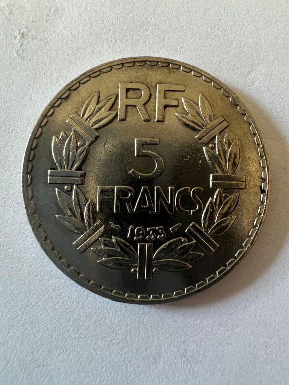 5 Francs 1933 Lavrillier 