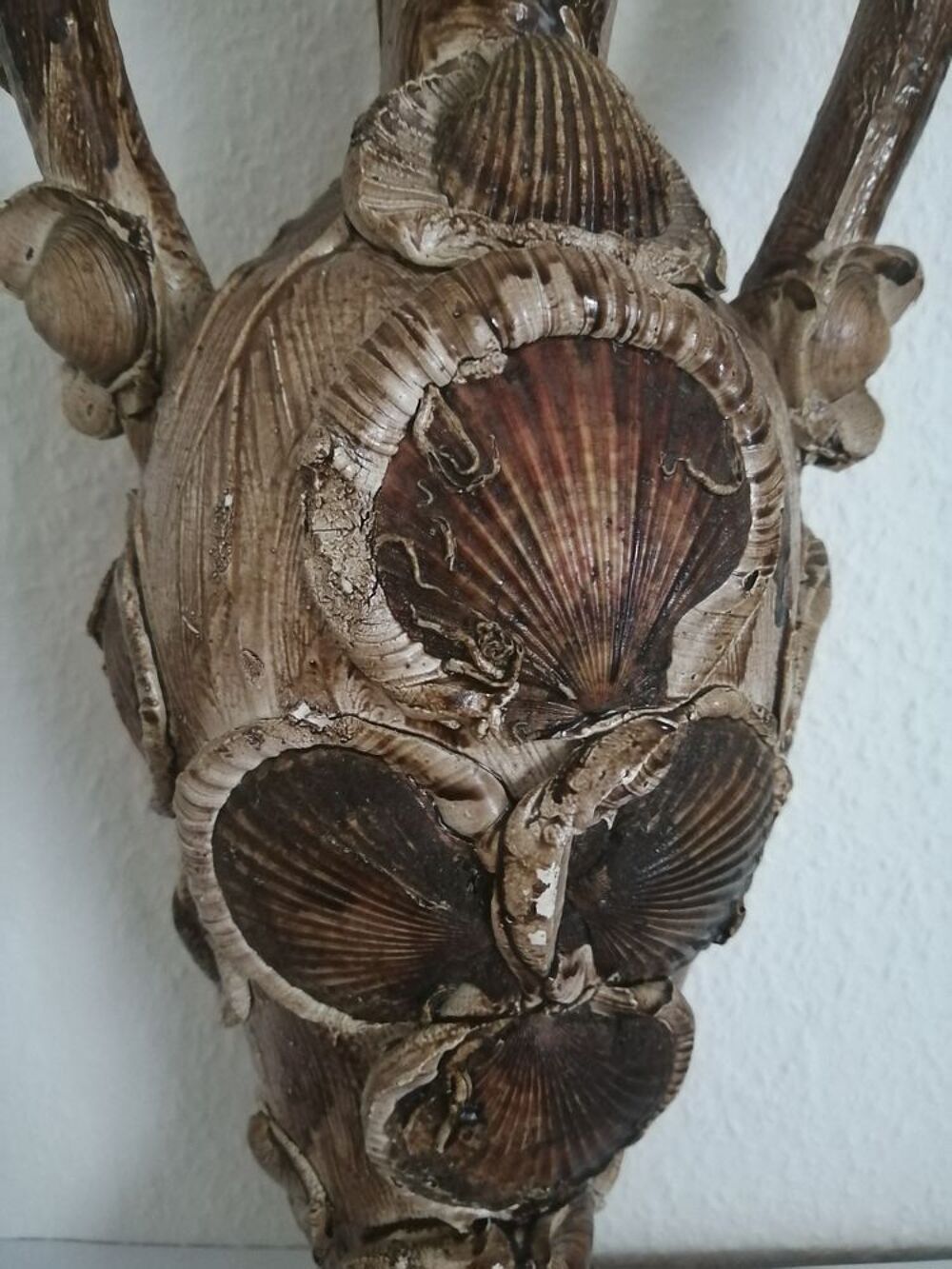 Tr&egrave;s beau vase c&eacute;ramique "coquillage" fait main Décoration