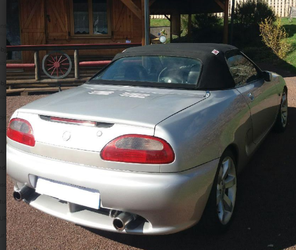 MG.F MG F 1.8i 2002 occasion 63950 Saint-Sauves-d'Auvergne