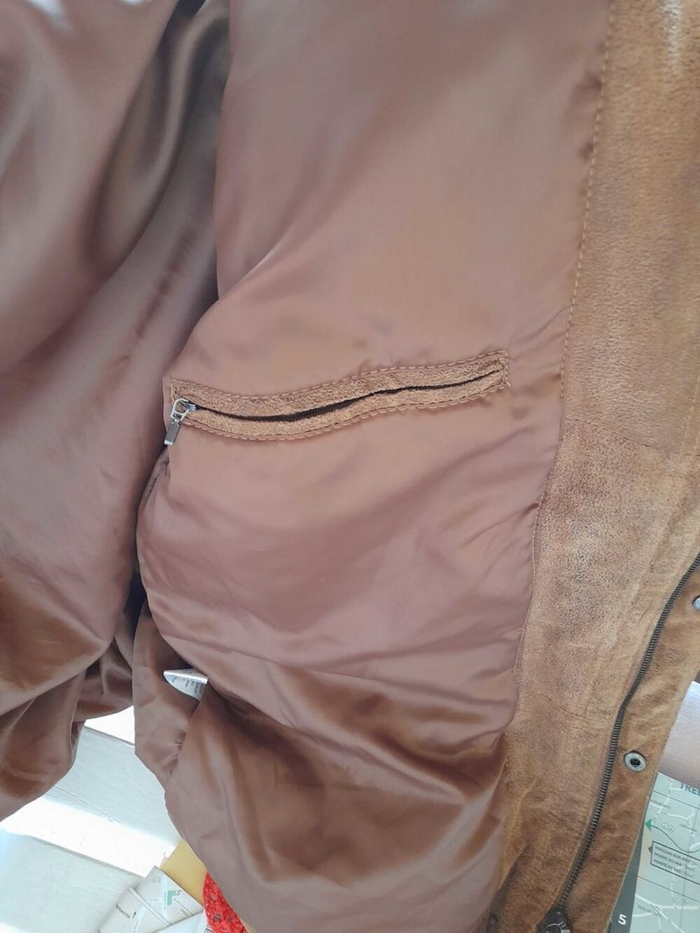 veste en cuir homme Vêtements