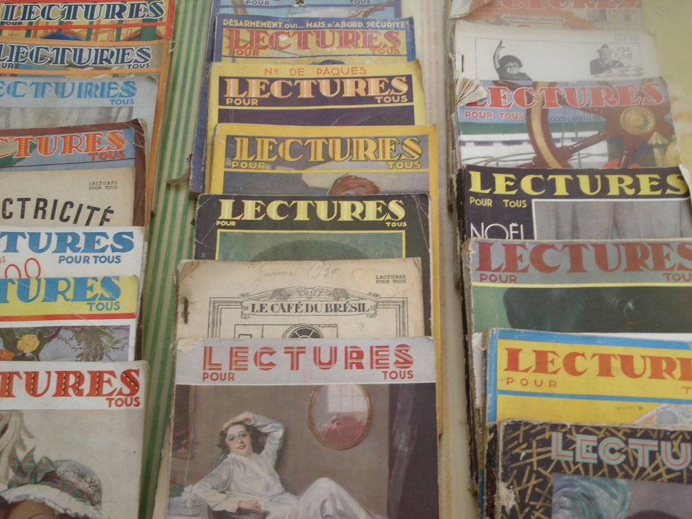 s&eacute;rie de 30 revue LECTURE POUR TOUS 1930 Livres et BD