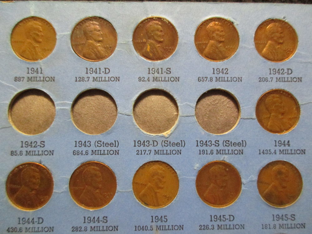 Album Collection 1 Cent Lincoln Avec Pcs Rare 