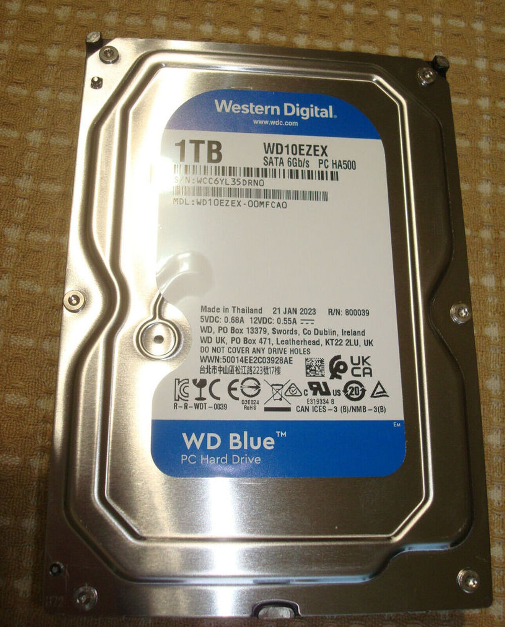 Dell Exos 7E8 1TB Hard Drive HD 2MN130-136 ST1000NM004A 6Gbp Matériel informatique