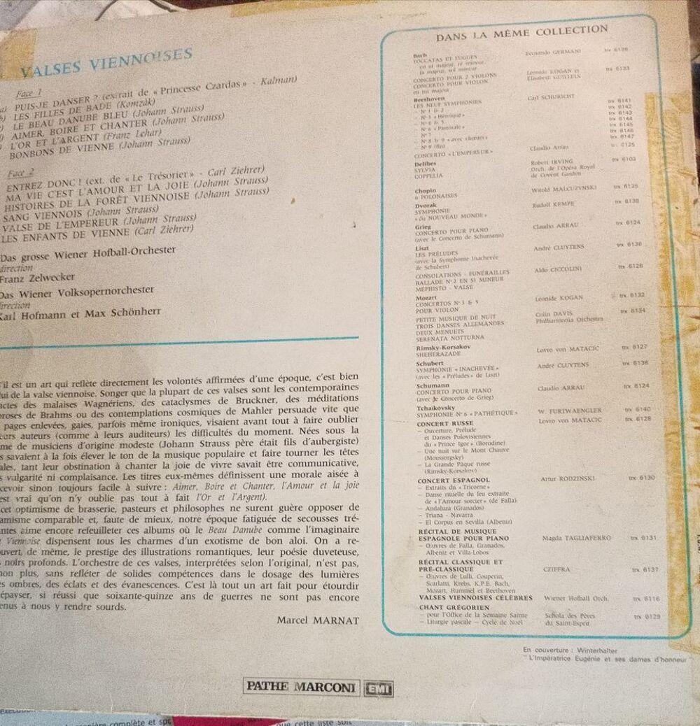 VALSES VENNOISES / KALMAN SALABERT / DISQUE VYNIL 33 TOURS CD et vinyles