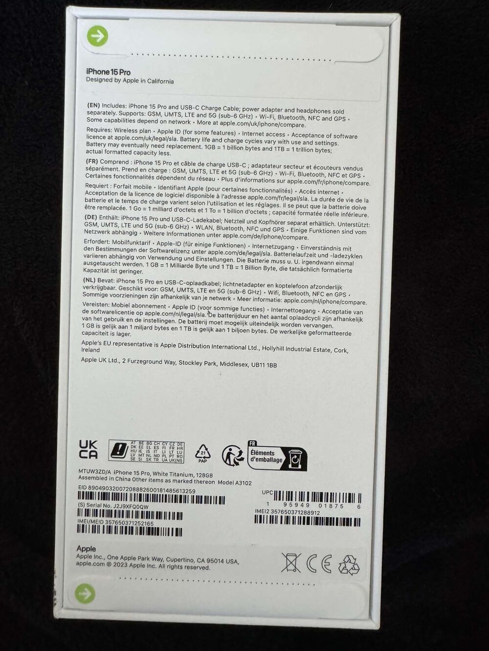 iPhone 15 pro Téléphones et tablettes