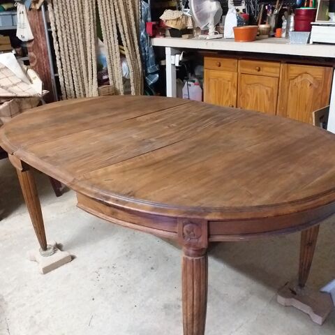 Table Ronde en Bois Massif Style Ancien 250 Peypin (13)