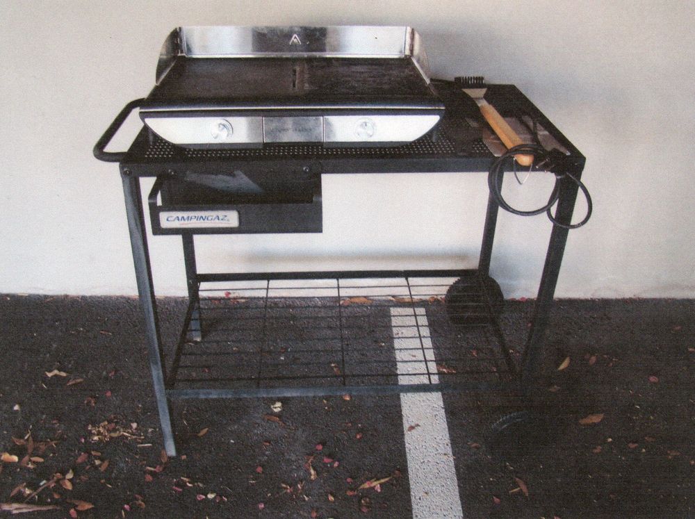 PLANCHA ELECTRIQUE AVEC TABLE ROULANTE Electroménager