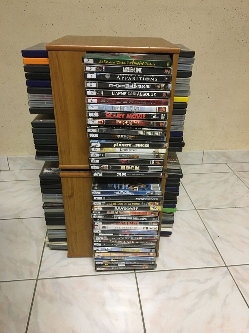 Lot de 600 dvd Audio et hifi