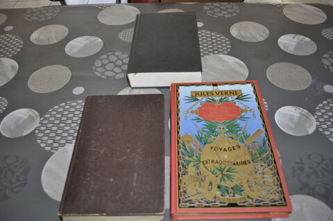 Lot de livres avec entre autre  Jules Verne  5 Perreuil (71)