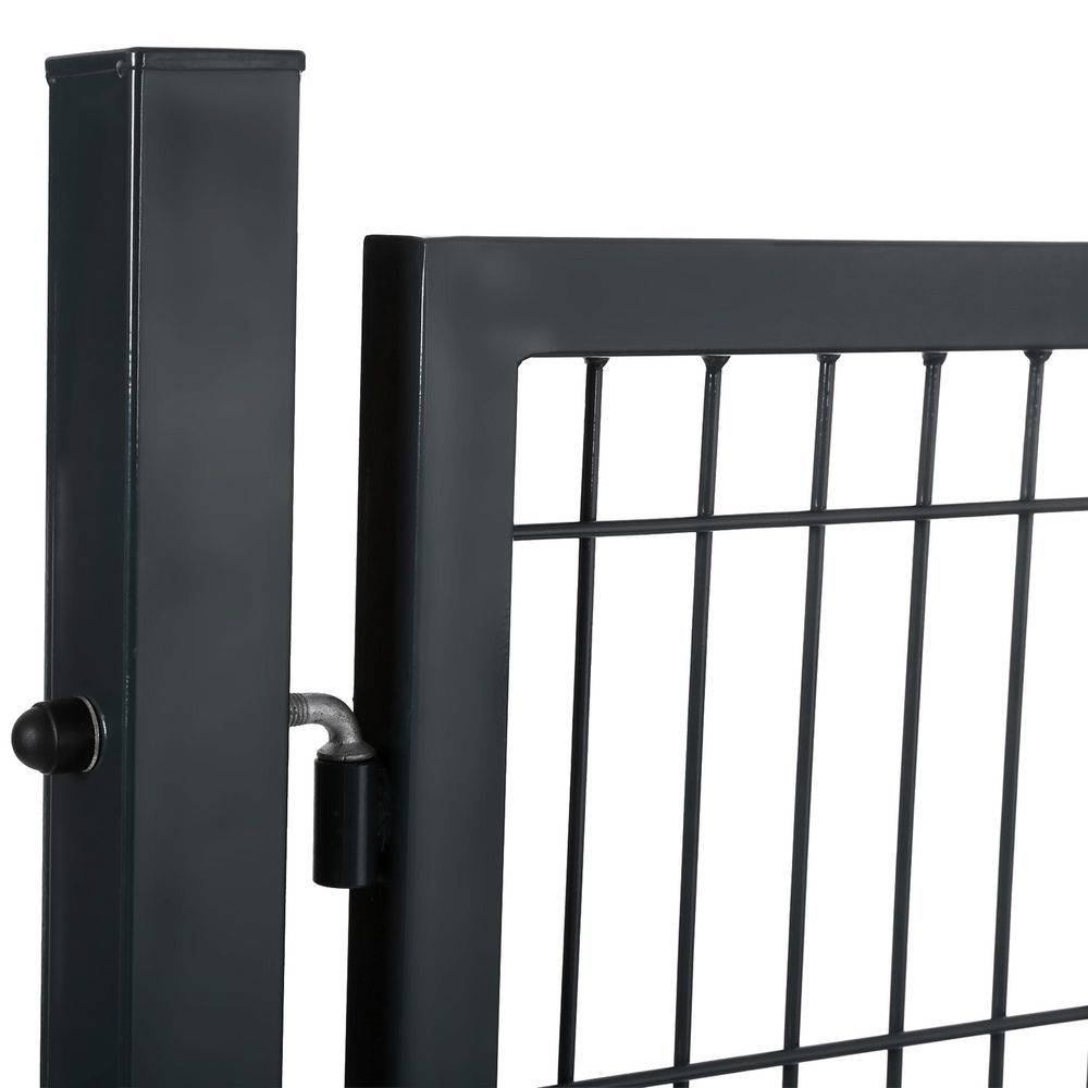  Portillon grillag&eacute; anthracite neuf Jardin