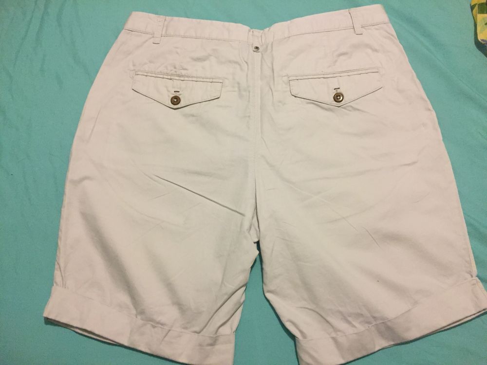 Bermuda LIN/COTON BEIGE "ZARA MEN" T. 42 Vêtements
