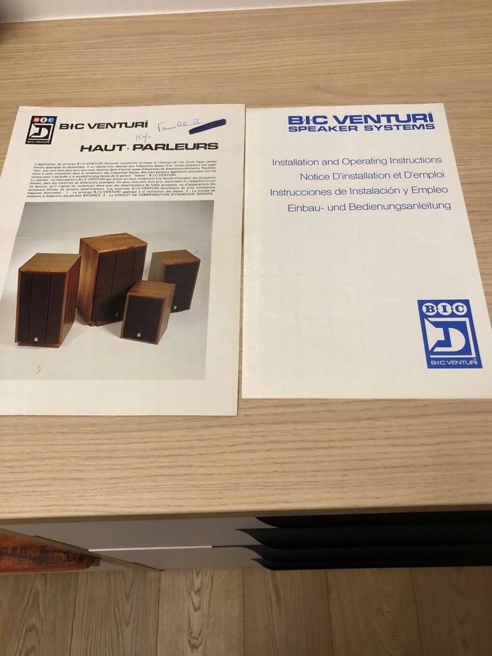 2 Enceintes Bic-Venturi (Haut de Gammes) Audio et hifi