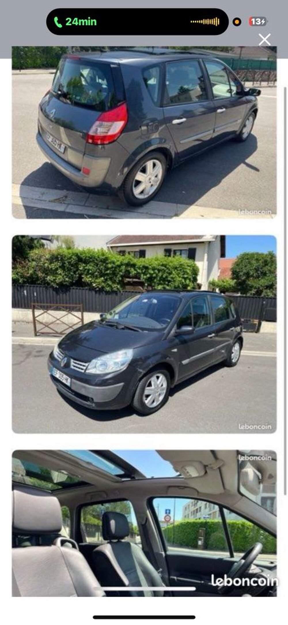 Grand Sc&eacute;nic II Grand Scenic 1.5 dCi 100 Confort Authentique 2003 occasion 77280 Othis