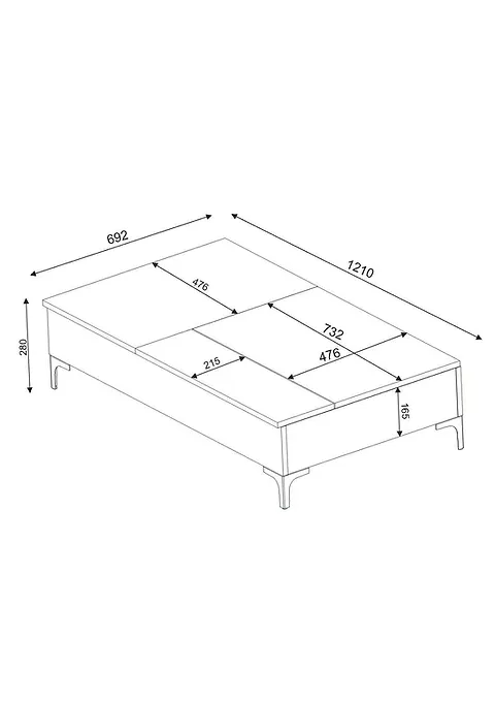 Table basse Noyer Meubles