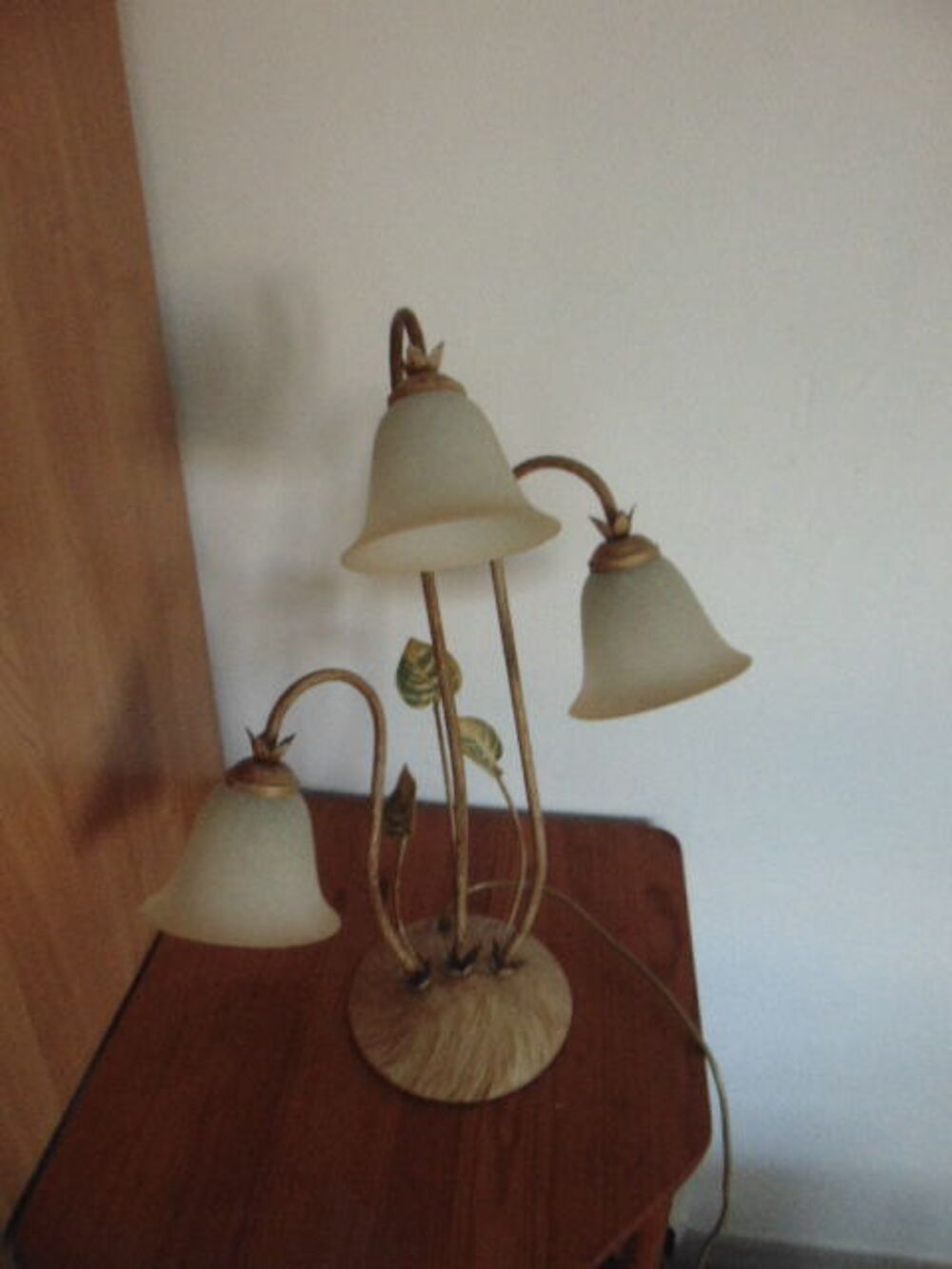 Lampe florale italienne ? Artigiana Lampadari ?? Décoration
