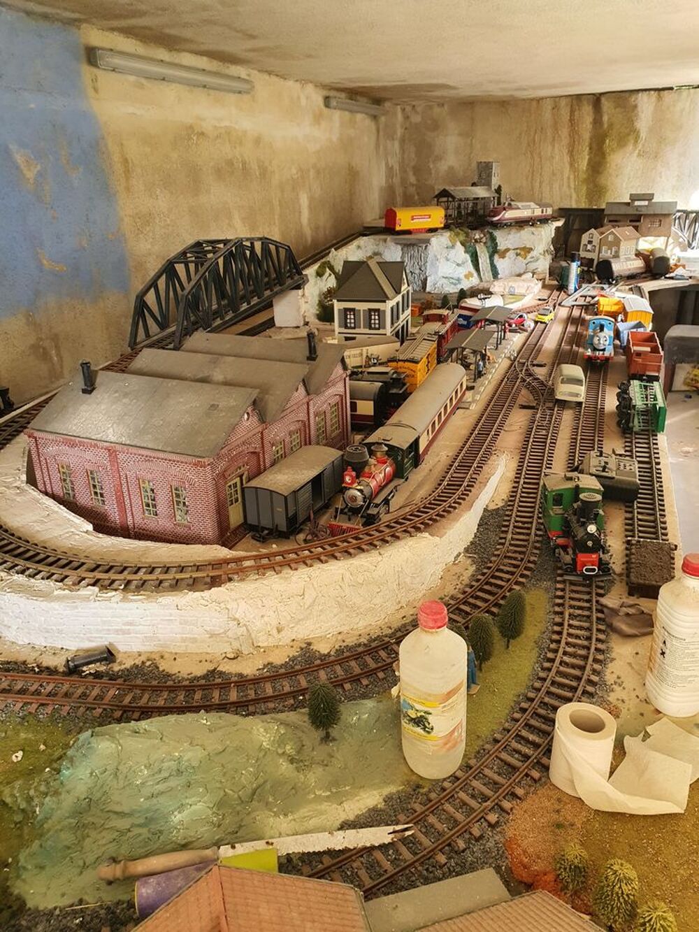 reseau train echelle g train de jardin exterieur Jeux / jouets