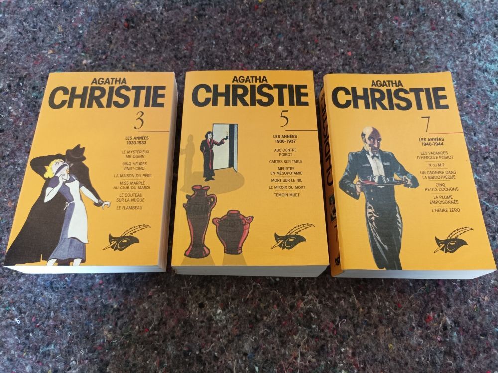 Agatha Christie 3-5-7 Livres et BD