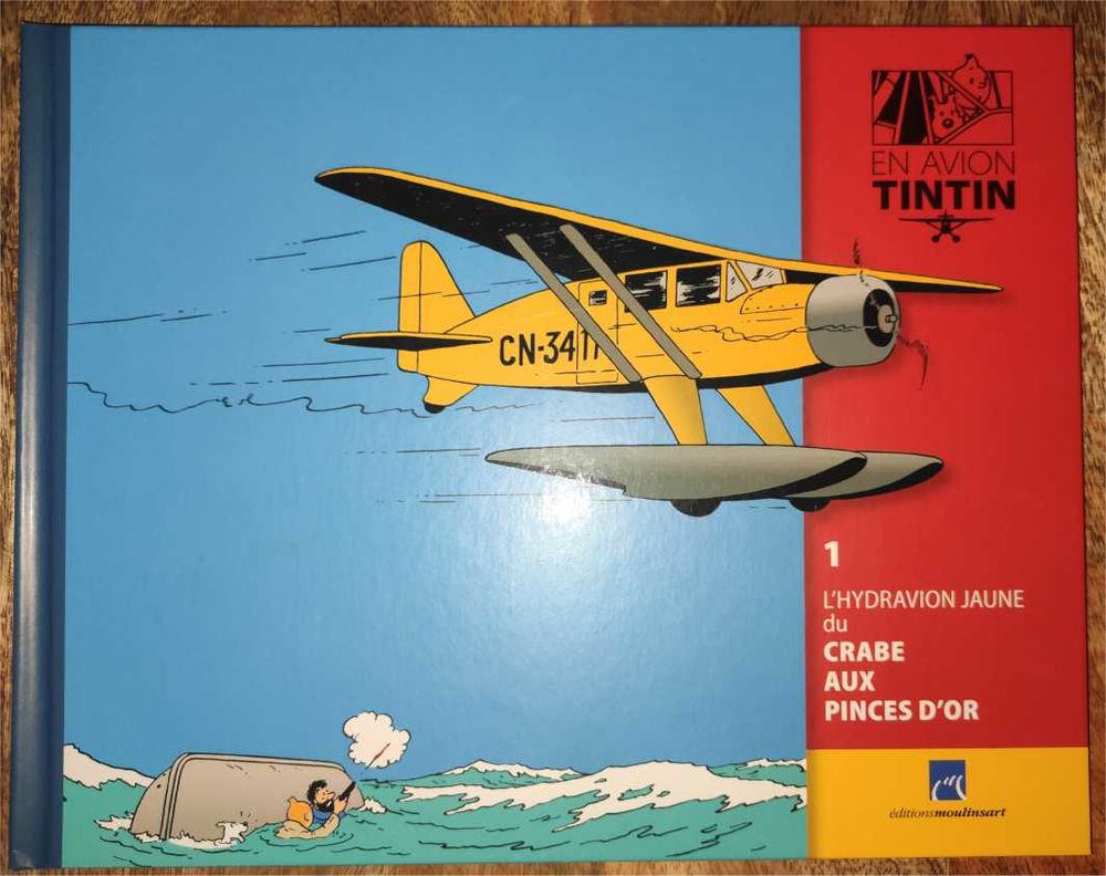 Livret l'hydravion jaune du crabe aux pinces d'or Livres et BD