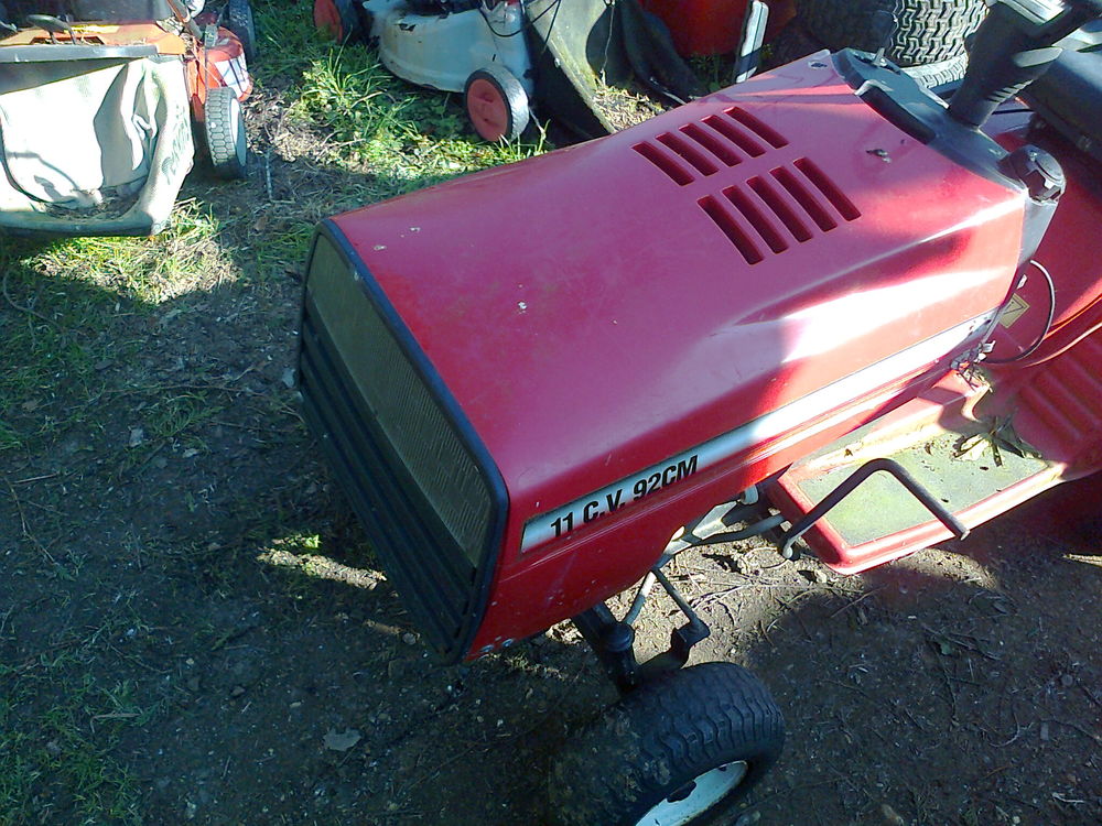 capot tracteur tondeuse Jardin