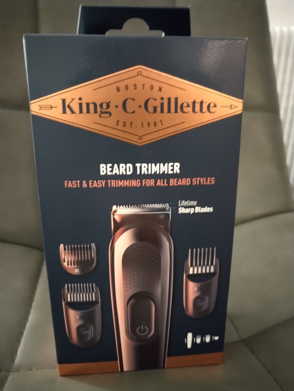 Tondeuse &agrave; barbe king c gillette Electroménager