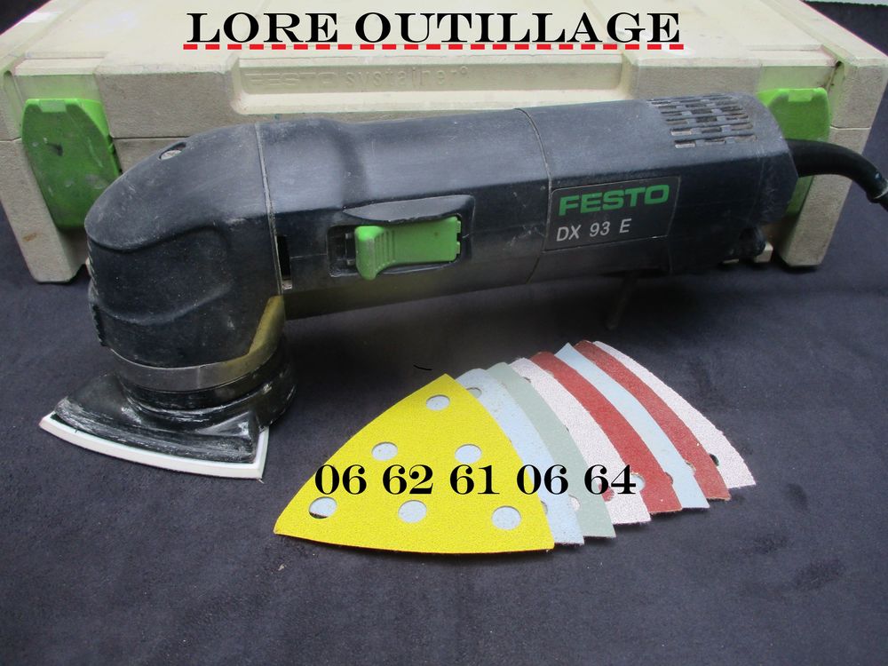 FESTO / FESTOOL DX 93 E - Ponceuse triangulaire Bricolage