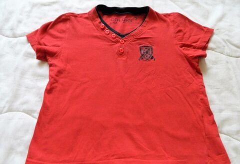 Tee-shirt rouge 5 ans 2 Villiers (86)