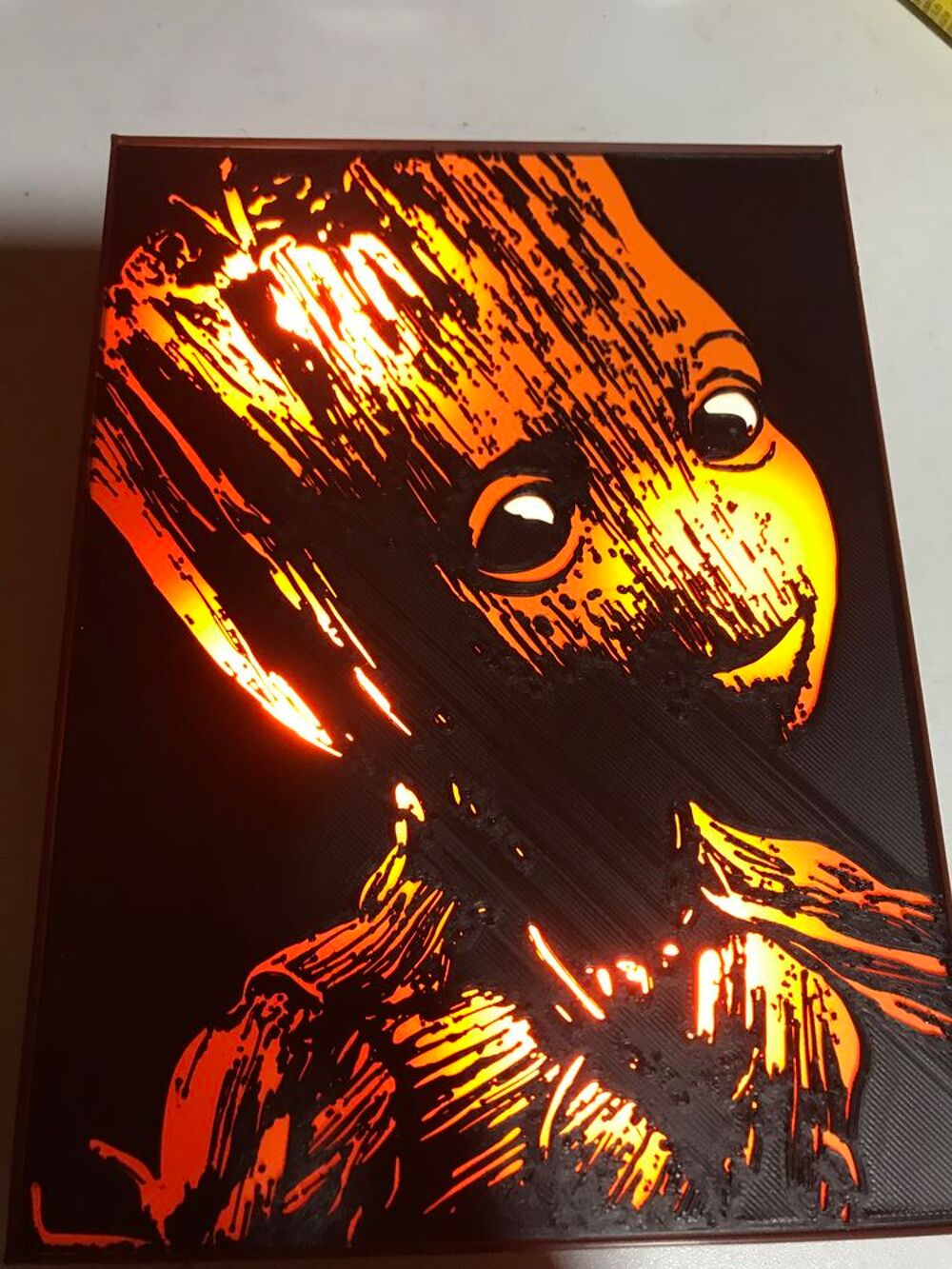 Lampe GROOT leds &agrave; piles ou USB Décoration