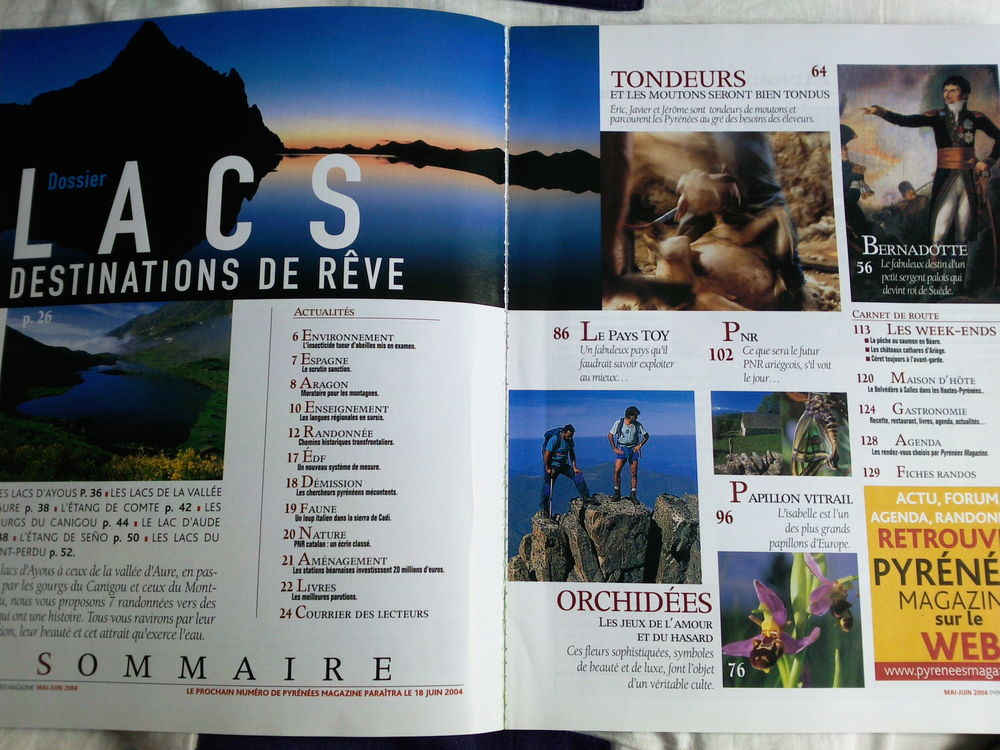 Pyr&eacute;n&eacute;es Magazine N&deg;93 Lacs d'altitude destinations r&ecirc;v&eacute;es Livres et BD