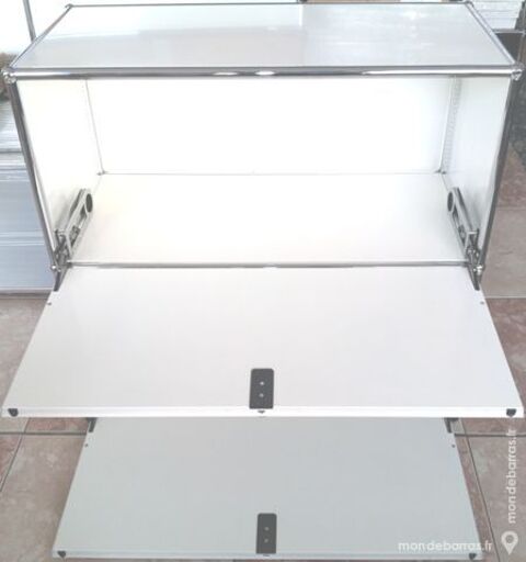 meuble usm haller blanc avec 2 portes abattantes 890 Chenoise (77)