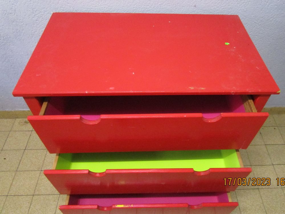 Commode en bois 3 tiroirs Meubles