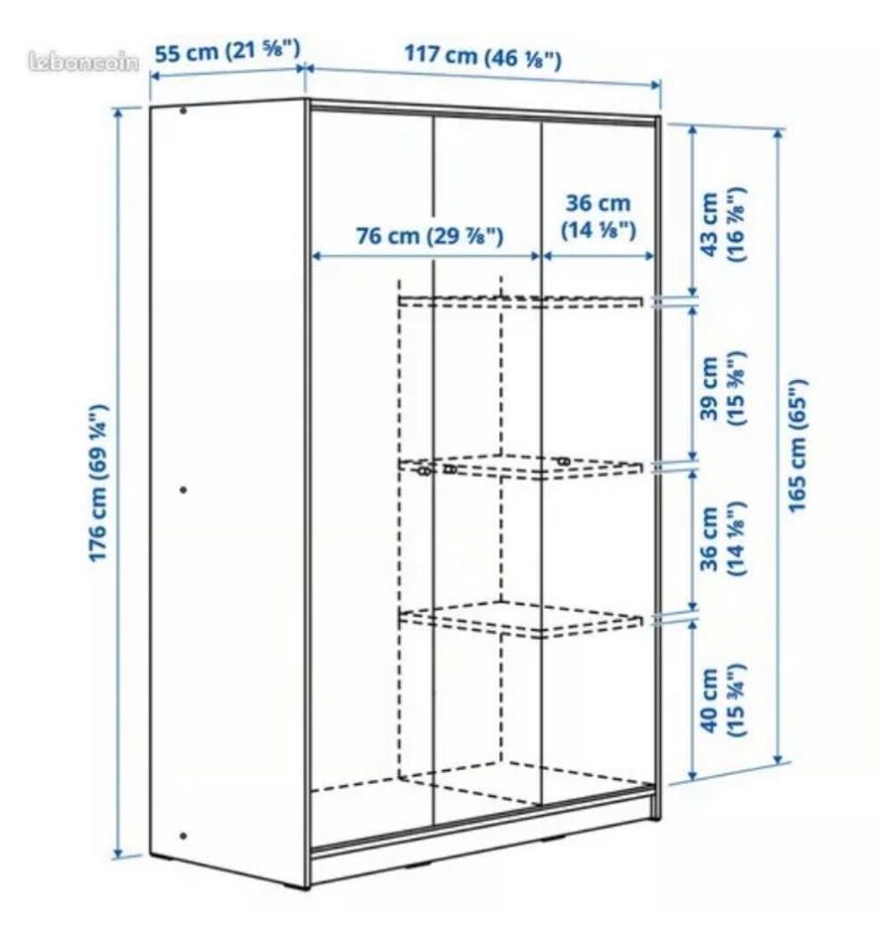armoire 3 portes Meubles