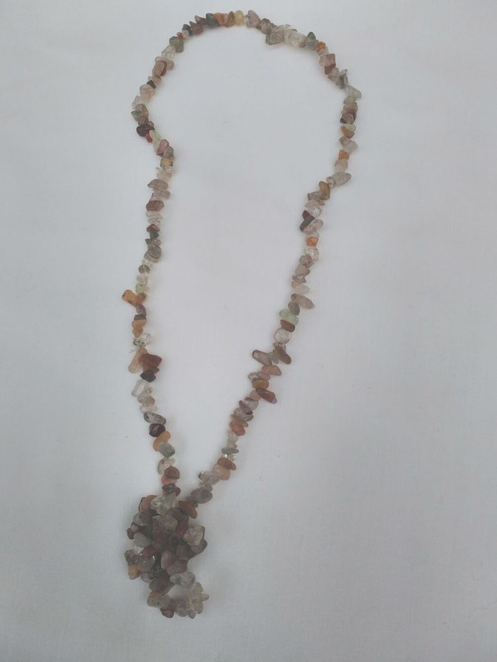 Collier long en cristal de roche Bijoux et montres