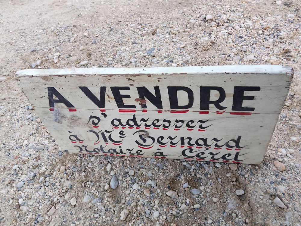 Panneau bois ancien immobilier notaire ceret Bricolage