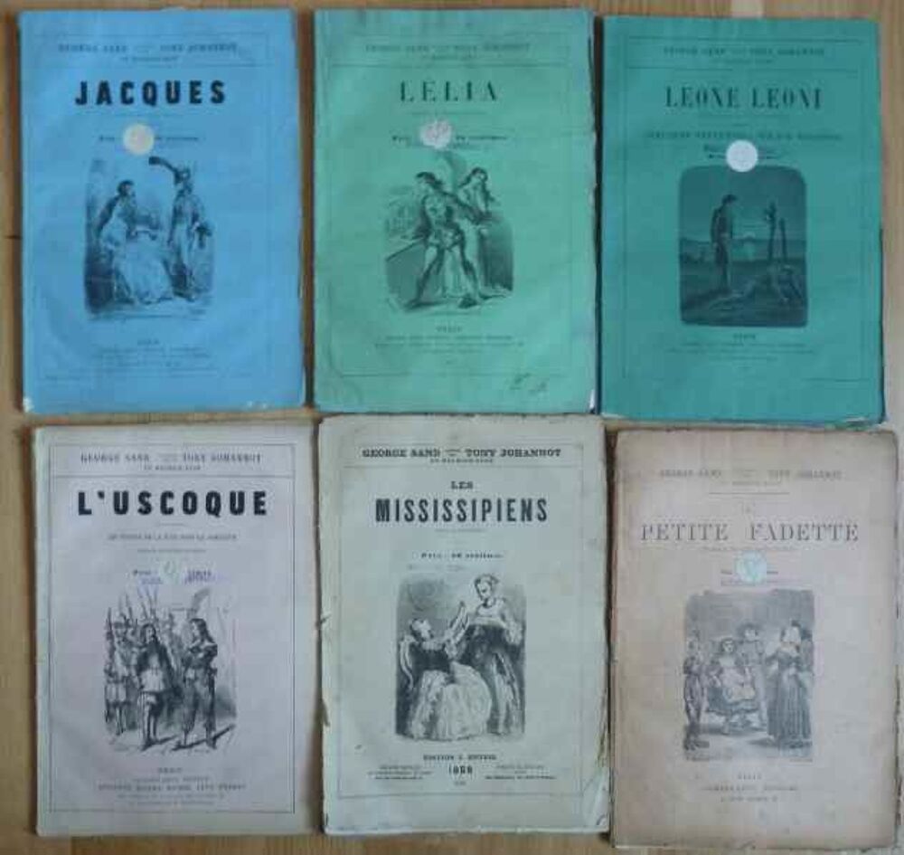 Georges Sand: Lot de publications aux &eacute;ditions Michel L&eacute;vy Livres et BD
