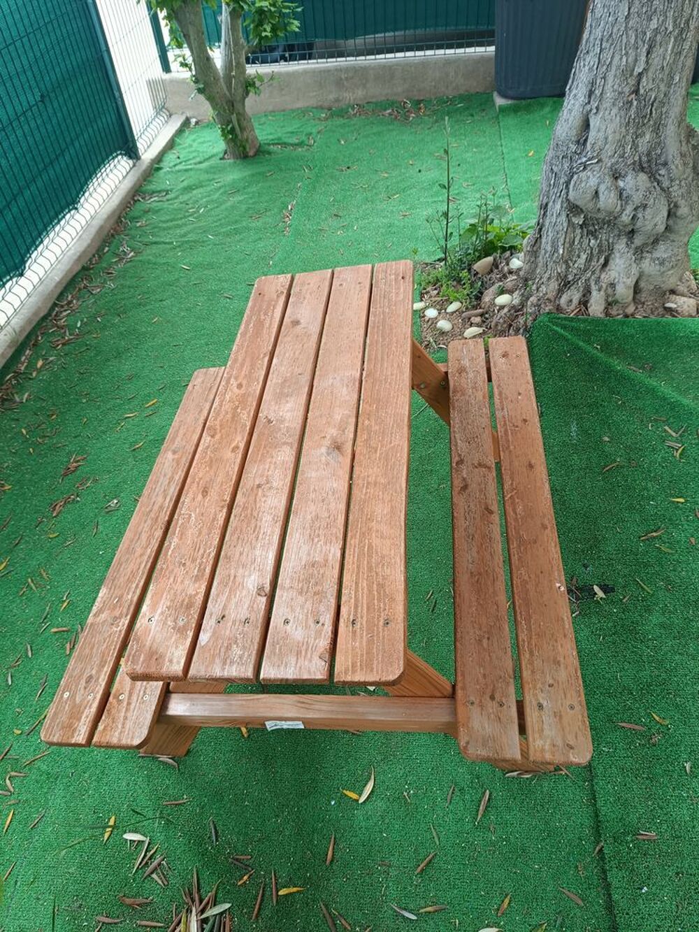 Table pic nic enfants Jardin
