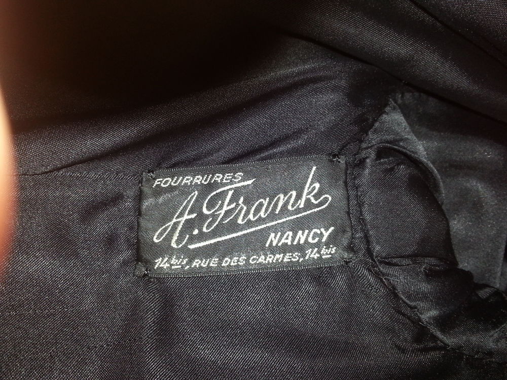 MANTEAU VISON NOIR femme Vêtements
