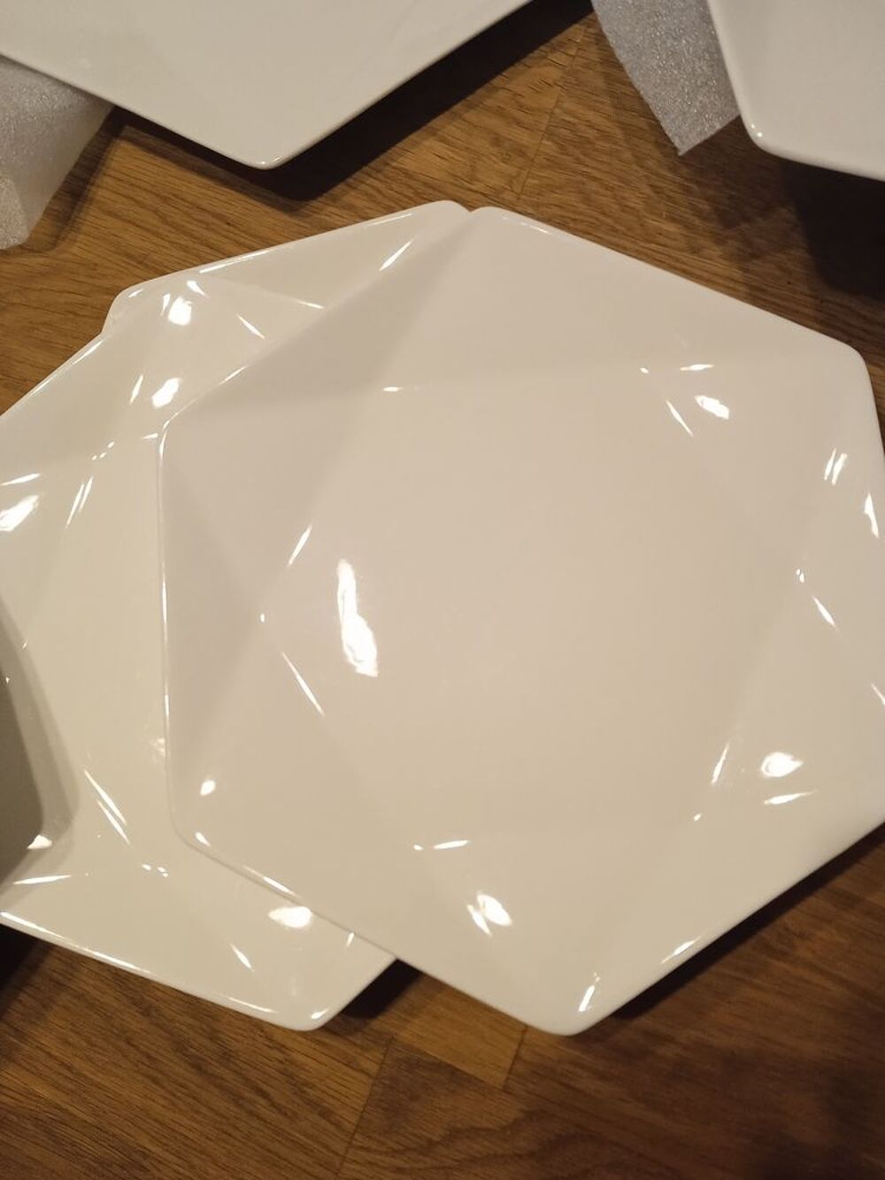 Service assiettes hexagonale Cuisine