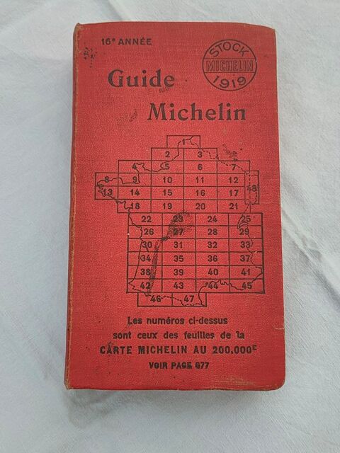 Guide michelin année 1919 390 Avermes (03)