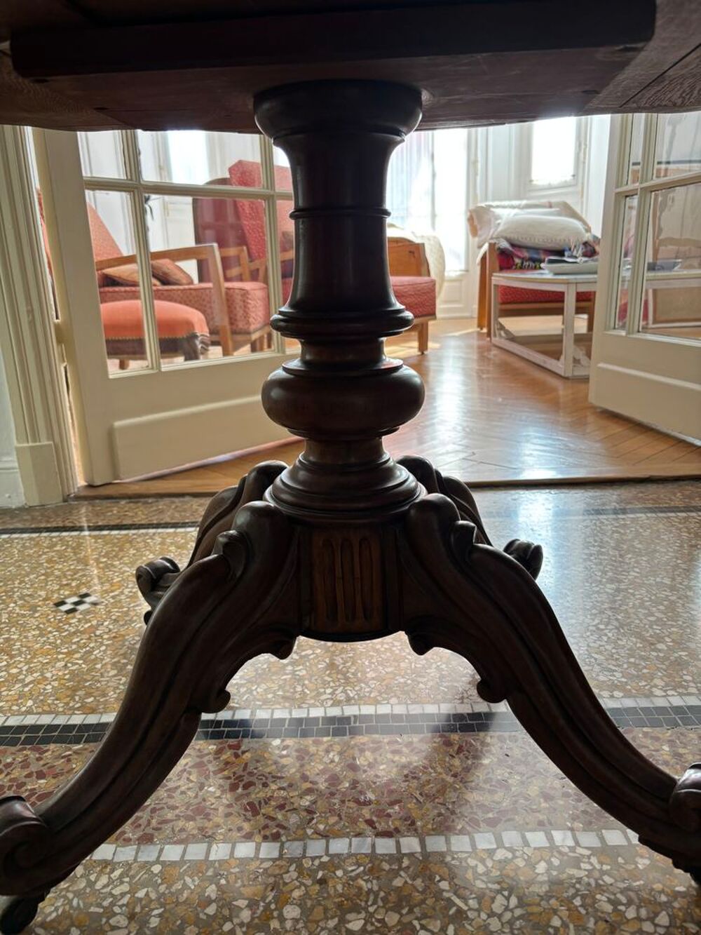 Table violon XIXeme &agrave; n&eacute;gocier Meubles