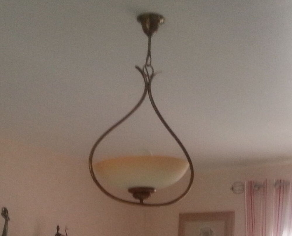 Ensemble luminaires int&eacute;rieur en laiton massif Décoration