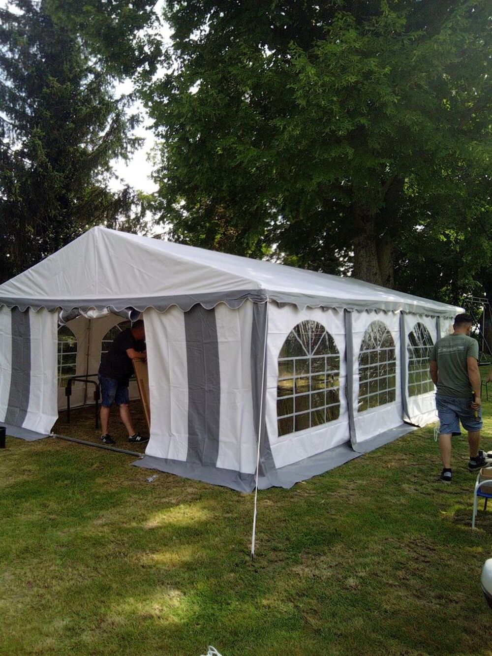BARNUM 8 X 5 40M2 POUR RECEPTION MARIAGE ANNIVERSAIRE.. Jardin