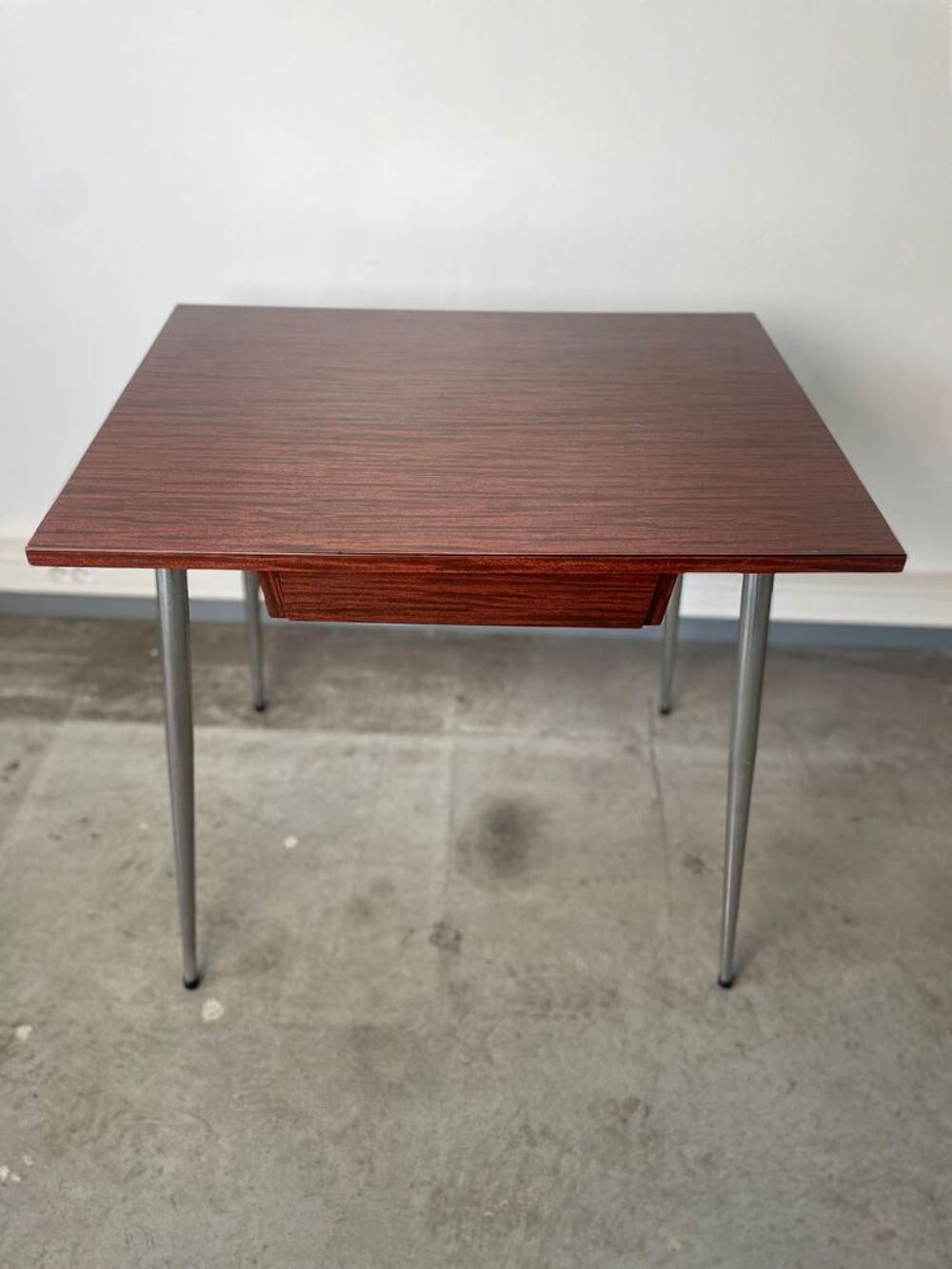 Table/bureau Formica bois avec tiroir, LIVRAISON POSSIBLE Meubles