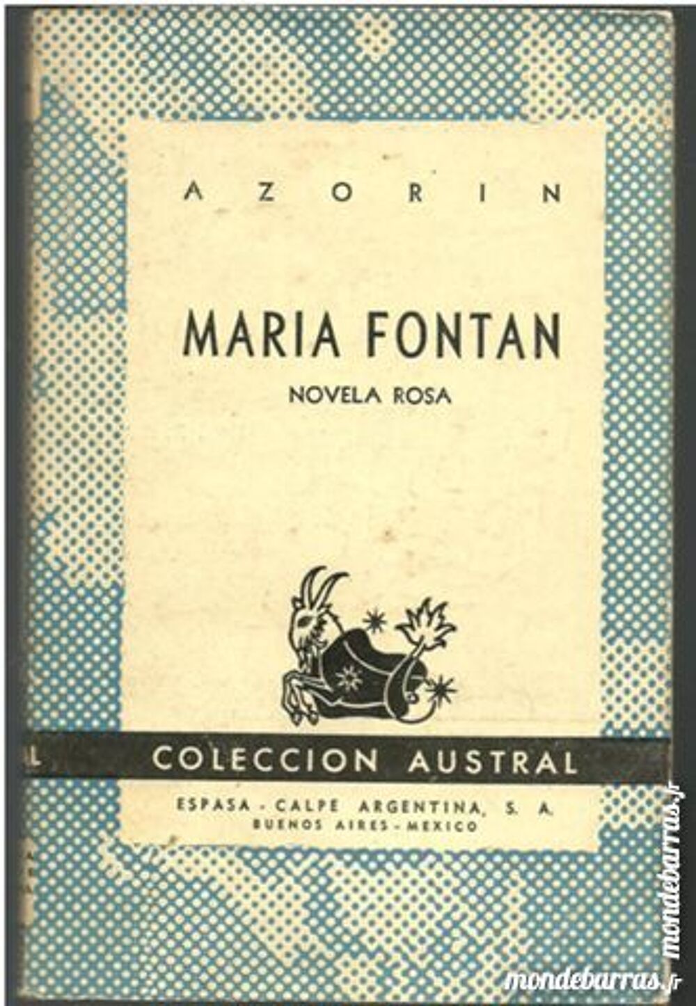 MARIA FONTAN par AZORIN (en espagnol) Livres et BD