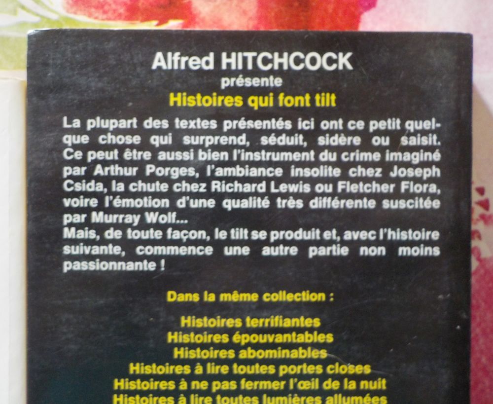 HITCHCOCK pr&eacute;sente HISTOIRES QUI FONT TILT HISTOIRES PIEGEES Livres et BD