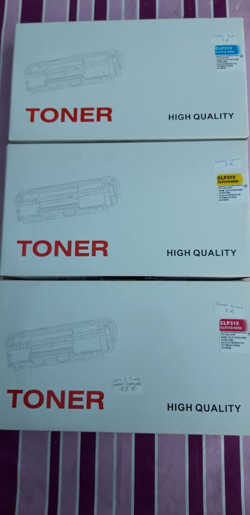 Toner imprimante Laser Samsung CLP310/315 Matériel informatique