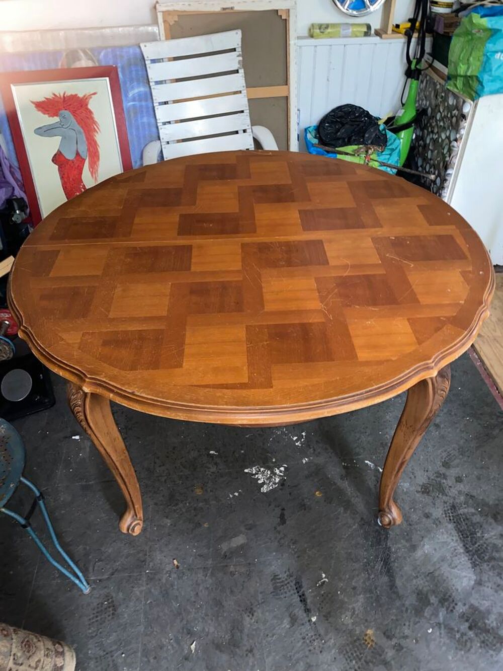 Table en merisier avec rallonge Meubles