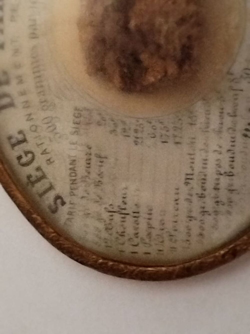 M&eacute;daillon Historique Si&egrave;ge de Paris 1870-1871 