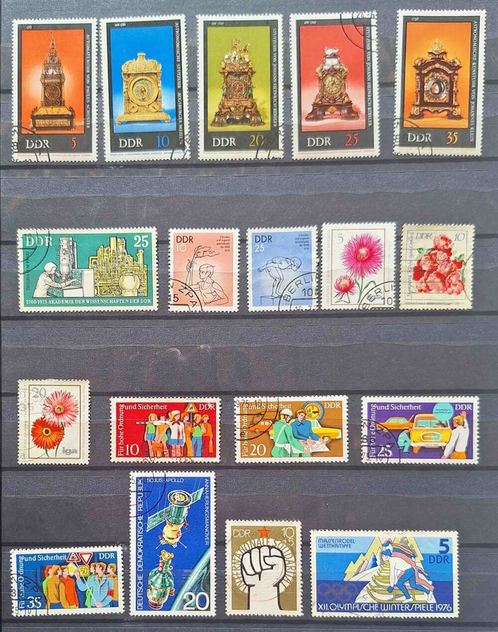 S&eacute;rie de timbres de collection d'Allemagne ter 