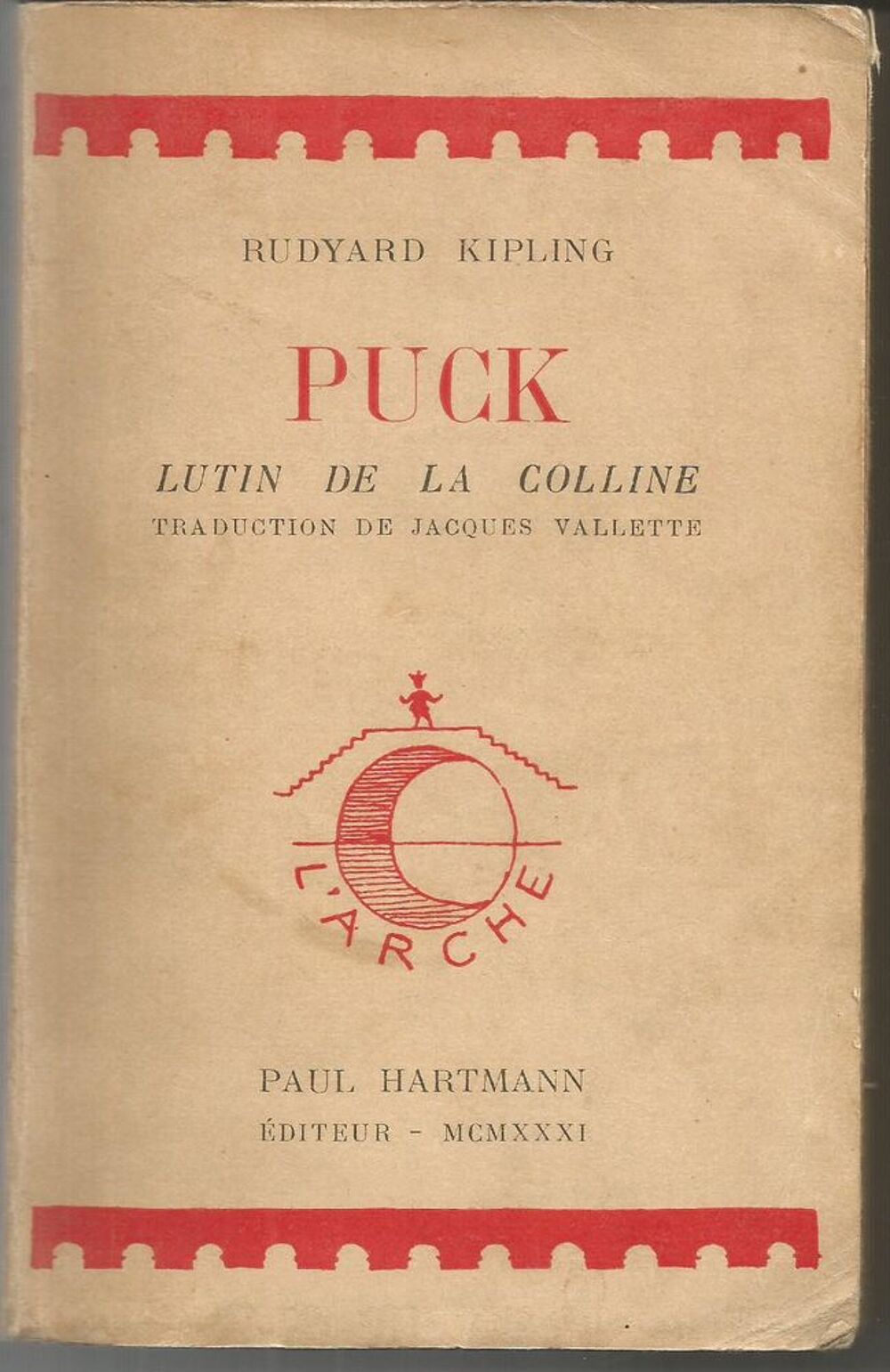 Rudyard KIPLING : PUCK Lutin de la colline - 1931 Livres et BD