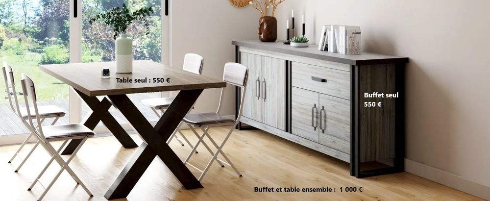 Buffet et table salle &agrave; manger Meubles